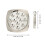 Small Kitchen Utensils Snail Plate 21x21x2cm Silver 7
