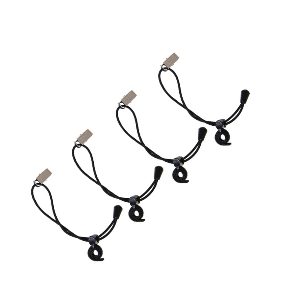4Pcs Clothes Pegs Nylon Clips For Backdrop Photo Hanging Black 3033693771695