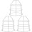 3Pcs Smoke Detector Protector Wall Mount Cover For Home Business 4