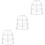 3Pcs Smoke Detector Protector Wall Mount Cover For Home Business 7