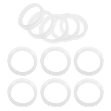 72Pcs White Silicone Washer Seals for Solar Heater Leak Prevention Kit