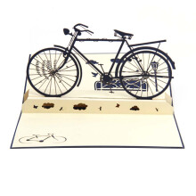 1Pc Father's Day 3D Greeting Cards Navy Paper Creative Party Use