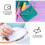 7Pcs Light Grey Cotton Linen Cloth Embroidery Tool Kit for Beginners 8