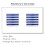 1Pair Business Alloy Cufflinks French Style Stripe Pattern Assorted 2