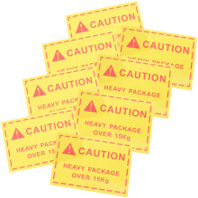 100 Stuks Waarschuwingsstickers Voor Overgewicht Met Handgreep