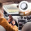 Tiny Witte Auto Klok ABS Auto Vent Clip Quartz Accessoire 3