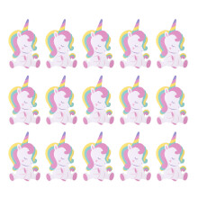100St Eenhoorn Lollipop Kaarten Papier Multi Gebruik Voor Kinderfeest