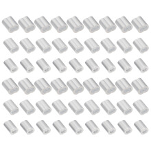 180St Aluminium Crimp Mouwtjes 8-Vormige Kabelhulzen Zilver