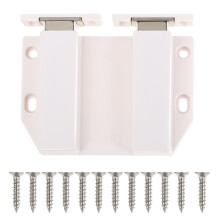 Push to Open Latch Wit Kunststof Ijzer Voor Kastdeuren