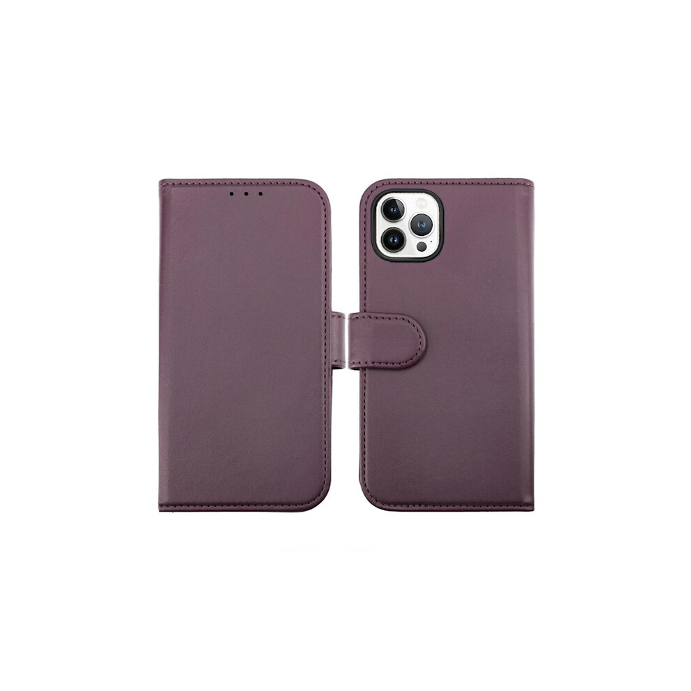 Compatible With Iphone 14 Pro Max Wallet Case Magnet Rvelon - Purple 9180479546290