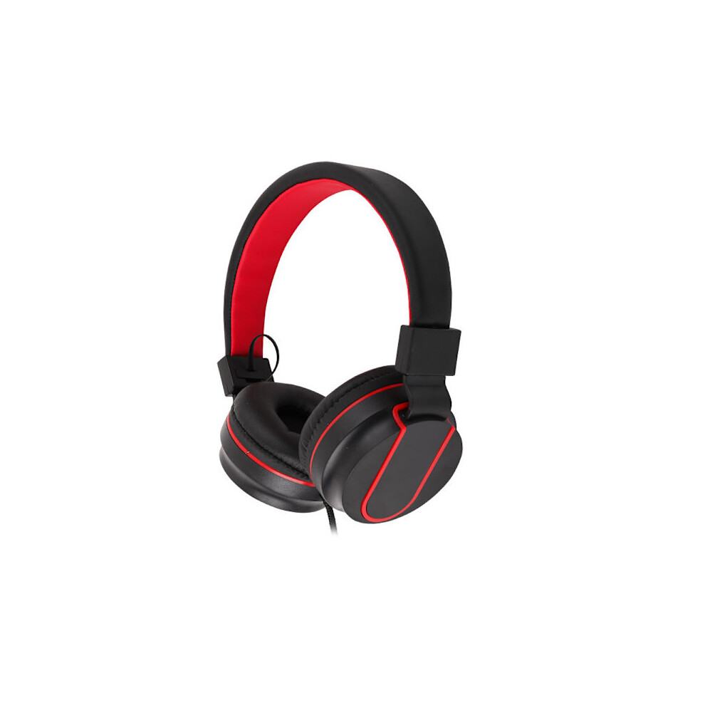 On-Ear Headphones With Mic, Lightweight Foldable Stereo Bass Wired Earbuds For Smartphone, Tablet, Computer, Mp3/4 - Black 9180479546481