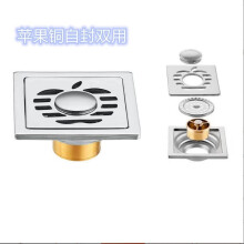 Yonrjhukm Stainless Steel Floor Sewer Blocking Thickened Drainage Self Sealing Purpose Floor
