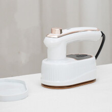 FloHua 40W Portable Mini Ironing Machine, Rotatable Handheld Steam Iron, Foldable Travel Garment Steamer Compatible with Fabric Clothes