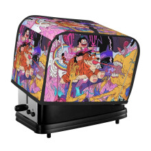 Uncle Grandpa Toaster Cover 2 Slice, Bread Dust Cover & Fingerprint Protection-Polyester, Kitchen Small Appliance Covers