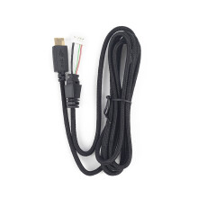 JZROCKER for ROG for Delta USB-C Headset Headphone Cable Stereo Bare Cord