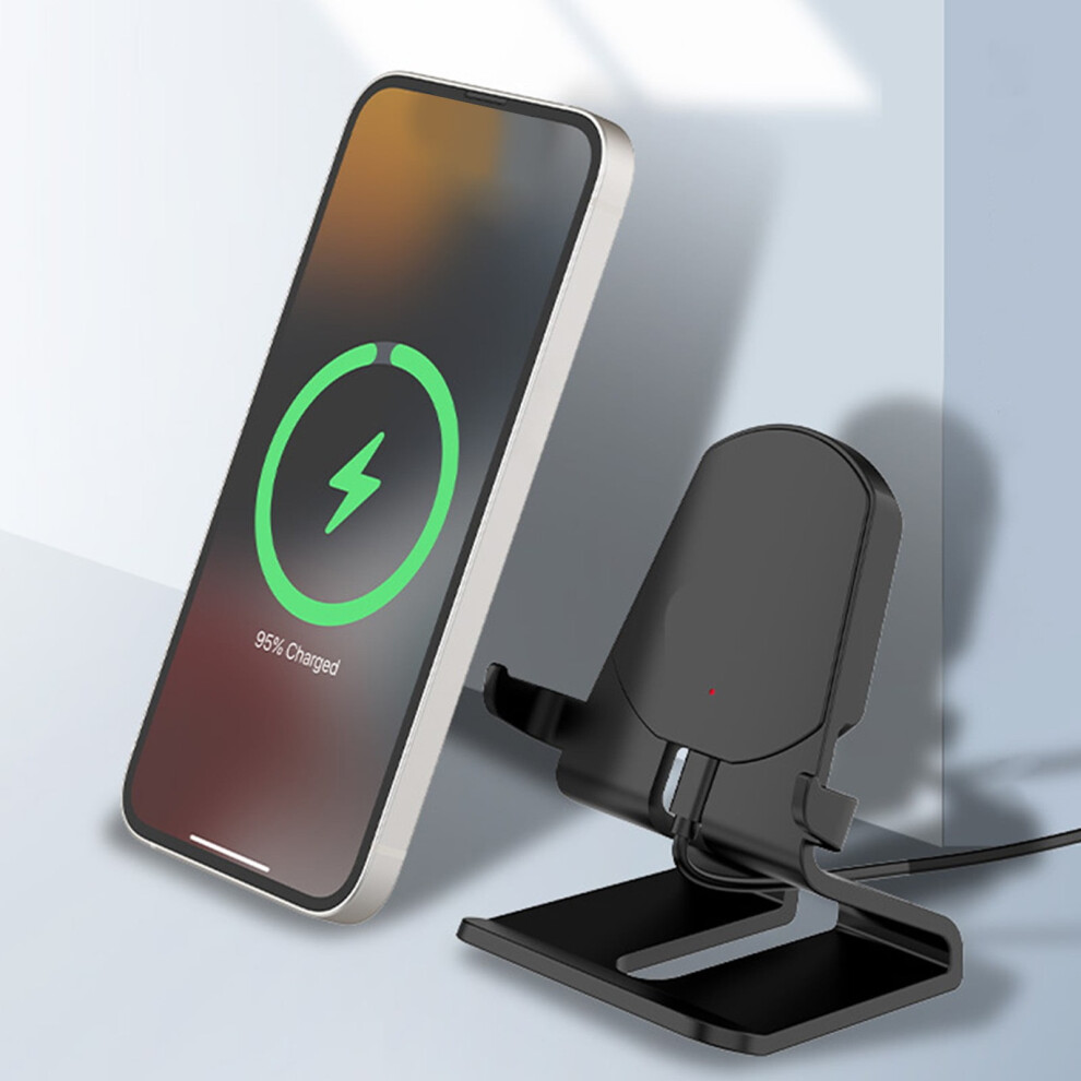 Portable Wireless Charger, 15W Smart Chip Wireless Fast Charging Mobile Phone Vertical Wireless Charging 9180479550662