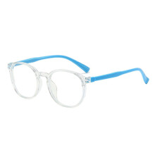 Kids Anti-Blue Light Glasses Round Glasses SKY BLUE Sky blue