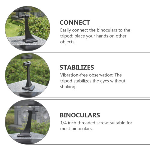 Binocular Tripod Adapter 1/4 Inch Tripod Mount for Event Bird Watching 2