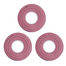 Badminton Racket 7C Flat Rubber, Soft and Shock-Absorbing, Good Elasticity, Not Easy to Deform When Stretched,Pink