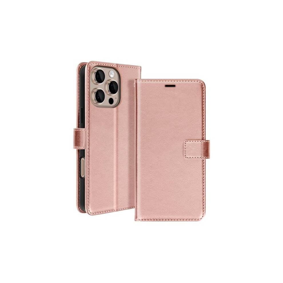 Case For Compatible With Iphone 16 Pro Wallet With Wrist Strap Mayaxess Rose Gold Pink Pink,Gold 9170372891085
