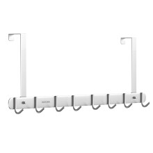 Fnyoxu The Door Hook Stainless Steel Heavy Duty Door Hooks Organizer for Coats/Towels/Clothes/Wreath