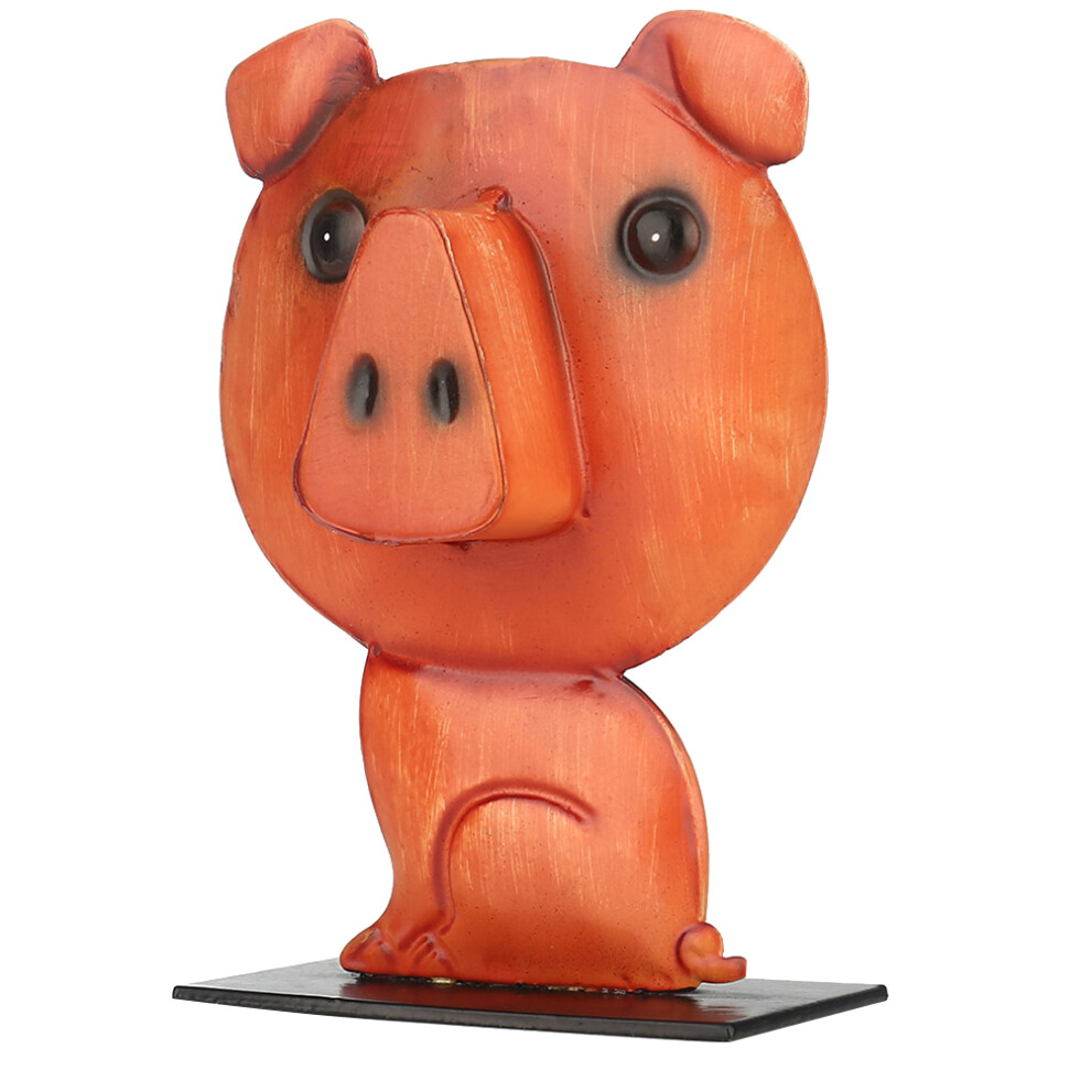 Vaguelly 1Pc Metal Pig Design Eyeglass Stand Glasses Storage Rack For Desk