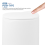 1Pc Compact White Push Rubbish Can with Lid for Household Use 8