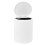 1Pc Compact White Push Rubbish Can with Lid for Household Use 5