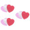 300 Pcs 4Inches Heart Shaped Cake Boards Sturdy Base 7