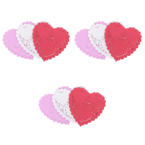 300 Pcs 4Inches Heart Shaped Cake Boards Sturdy Base 2