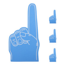 4 Pcs Foam Finger Cots Basketball Cheerleading Pom Poms For Kids