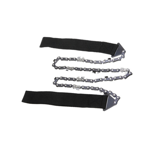 Black Rust-Resistant Pocket Chainsaw Outdoor Survival Chain Saw 2