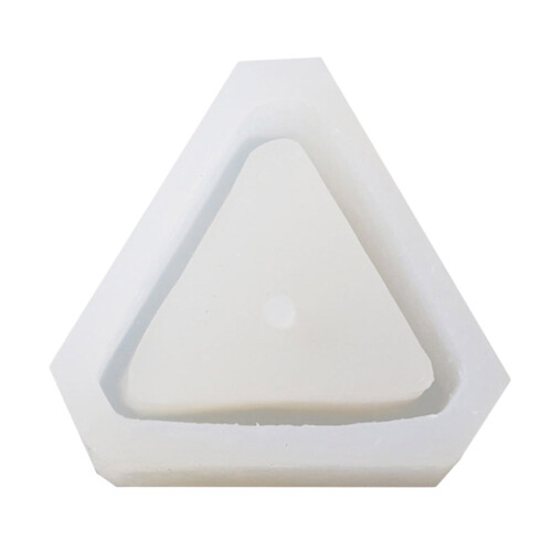 triangle silicone mold for concrete succulent planters home decor