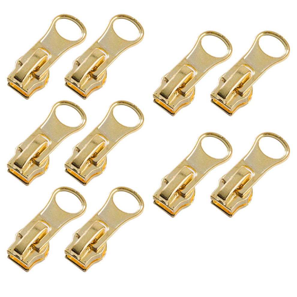 20Pcs Durable Golden Zipper Pull Tabs For Coats Backpacks Luggage 3061700128613