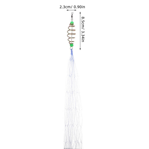 4Pièces Filets Pêche Portables Nylon Multicolore Accessoires Pro 2