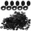 100Pièces Protections De Vis Noires Pour Usage 3