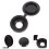 100Pièces Protections De Vis Noires Pour Usage 4