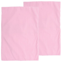 2Pcs Children Travel Pillowcase Pink Polyester Soft Envelope Closure
