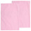 2Pcs Children Travel Pillowcase Pink Polyester Soft Envelope Closure 1