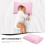 2Pcs Children Travel Pillowcase Pink Polyester Soft Envelope Closure 11