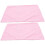 2Pcs Children Travel Pillowcase Pink Polyester Soft Envelope Closure 3