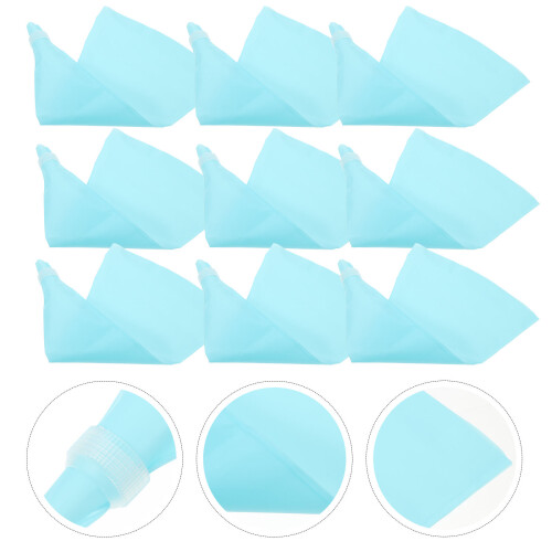 1Set Household Cake Decorating Kit Sky-Blue PP Silicone Biscuit Maker 2