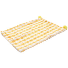 Winter Warmth Puppy Sleeping Bed Cloth Yellow 1pack