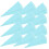 1Set Household Cake Decorating Kit Sky-Blue PP Silicone Biscuit Maker 6