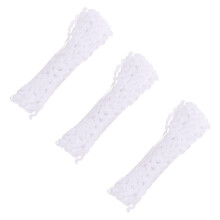 3St Polyester Wavy Trim Ribbon Wit Voor Kleding Decoratie En Ambacht