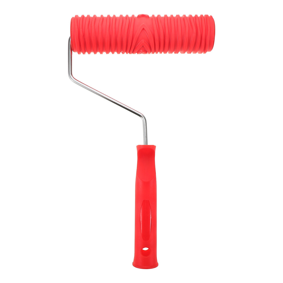Ceiling Paint Roller Red Rubber Wall Texture Application 1Set 3062324907493