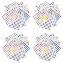 2400pcs Qc Pass Tag Pvc Self-Adhesive Round Sticker