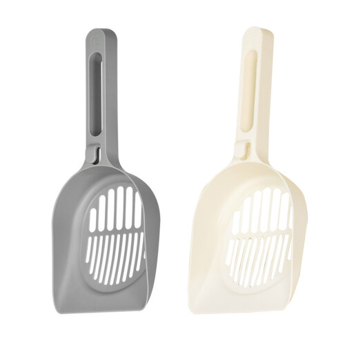 2St Plastic Kattenbakschep Huisdieren Met Handvat