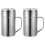 2pcs Elegant Stainless Steel Dust Prevention For General Users 1