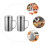 2pcs Elegant Stainless Steel Dust Prevention For General Users 5